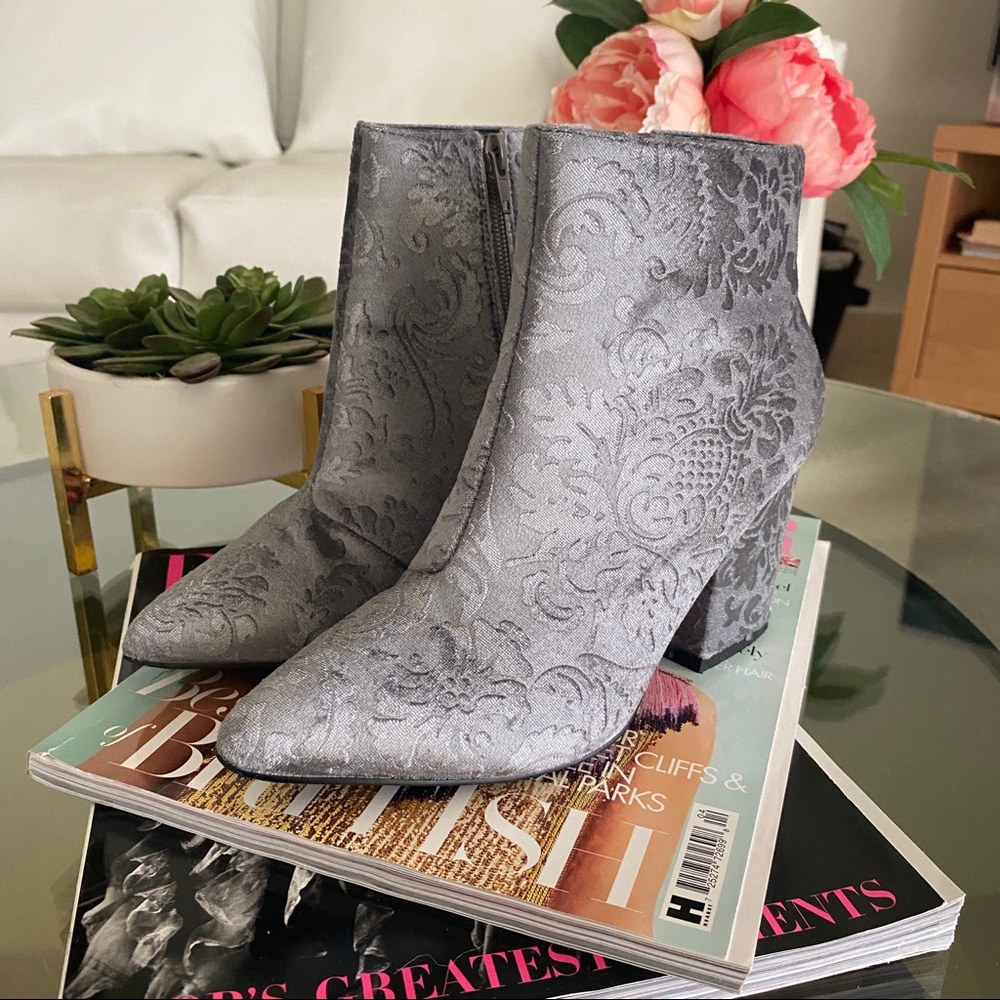 Nasty Gal Printed Ankle Boots